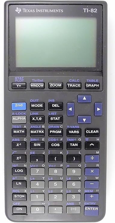 Amazon Com Texas Instruments Ti 82 Graphing Calculator