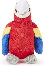 Zappi Co 100% Recycled Plush Parrot Toy 13-15cm Soft Cuddly view 3