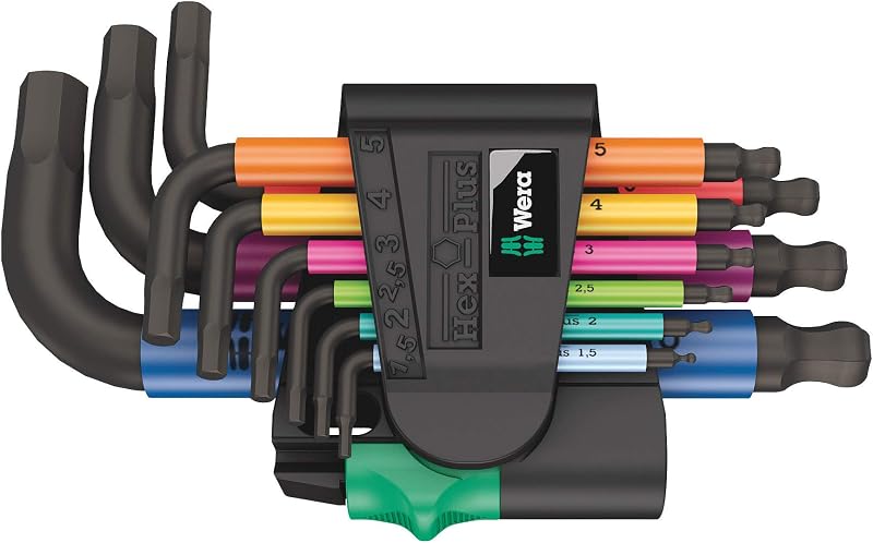 Wera 950/9 Hex-Plus Multicolour L-Key Set 1.5-10mm 05133164001