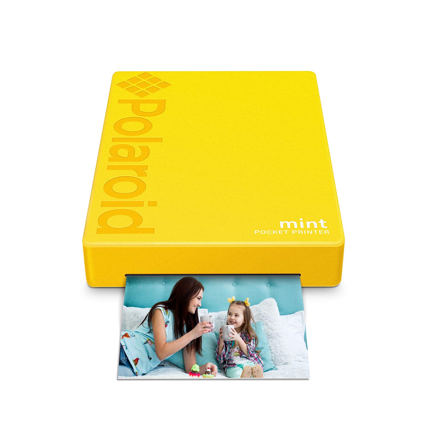 Polaroid Mint Pocket Printer W/ Zink Zero Ink Technology &amp; Built-In Bluetooth for Android &amp; iOS Devices - Yellow