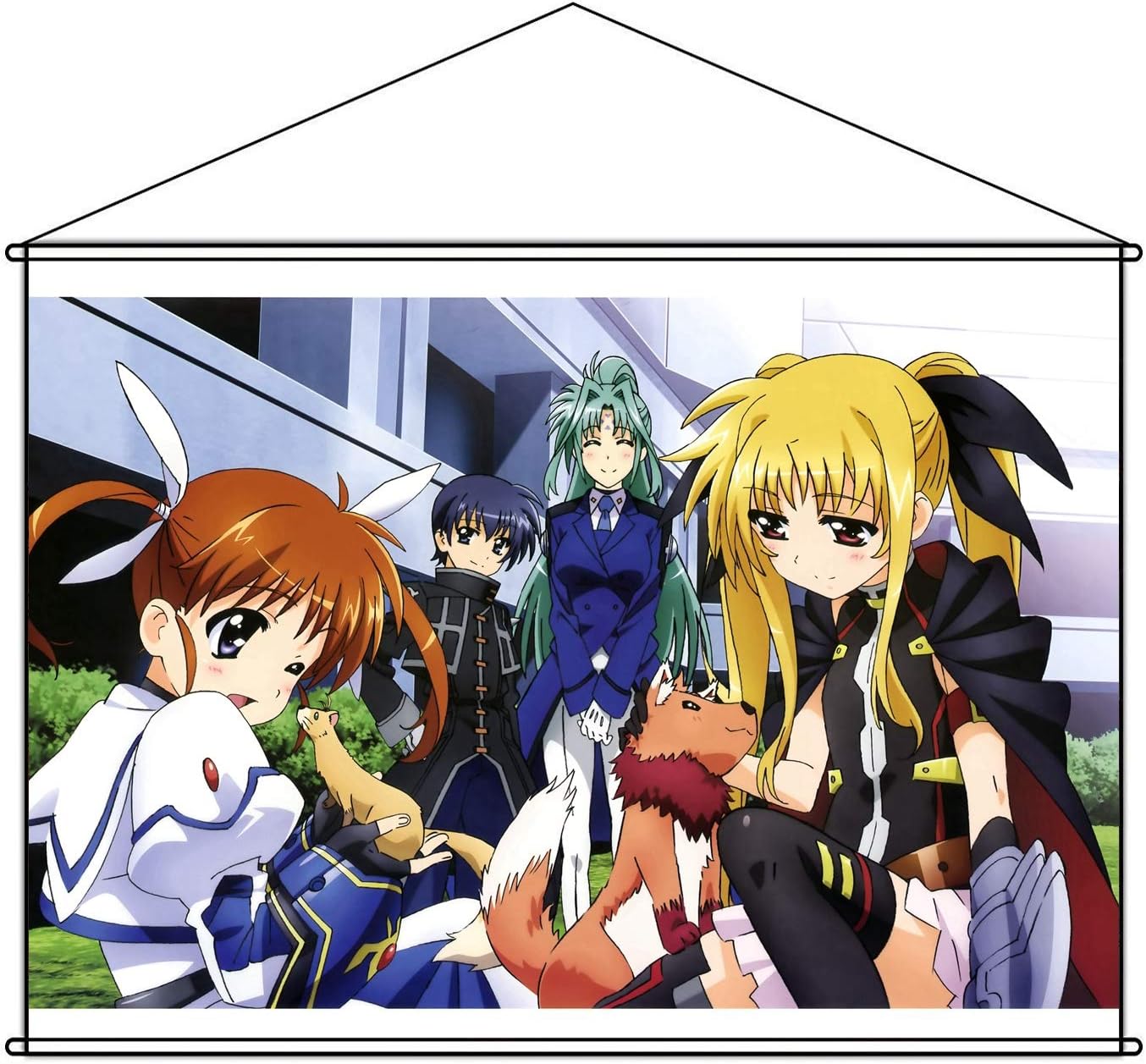 Amazon 魔法少女リリカルなのは B2タペストリー フェイト テスタロッサ リンディ ハラオウン 高町なのは B2 728 X 515 Mm 掛ける絵 アニメ 萌えグッズ 通販