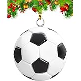 Soccer Ornament for Christmas Tree Soccer Gifts for Boys 8-12 Girls Christmas Birthday Soccer Ball Keepsake Decorations