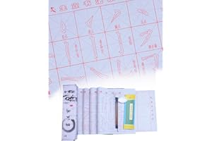 Tianjintang Yan Ti 顏體 Eco-friendly Rewritable No Ink Needed Chinese Calligraphy Writing Set Calligraphy Brush Pack of 9 pcs Yan Zhenqin Style 颜体