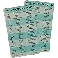 The Emotion Code® Chart of Emotions Magnet by Bradley Nelson Magnetic Table Card Pack of 2