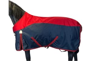 BARN & STABLE 600Denier 3000mm/3000mvp Super Waterproof & Breathable Horse Blankets for Winter with 200g Fill