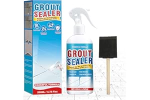 BELLISINNO Grout Sealer, Waterproof Grout Sealer for Shower Tile, Clear Grout and Tile Sealer Spray, Long Lasting Shower Sealant for Floor, Bathroom, Stone, Marble, Indoor and Outdoor (200ml)