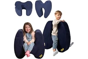 TED KANGAROO Sensory Soft Squeeze Seat – Calming Compression Chair for Kids with Sensory Needs, Washable Cover, Rocking Design