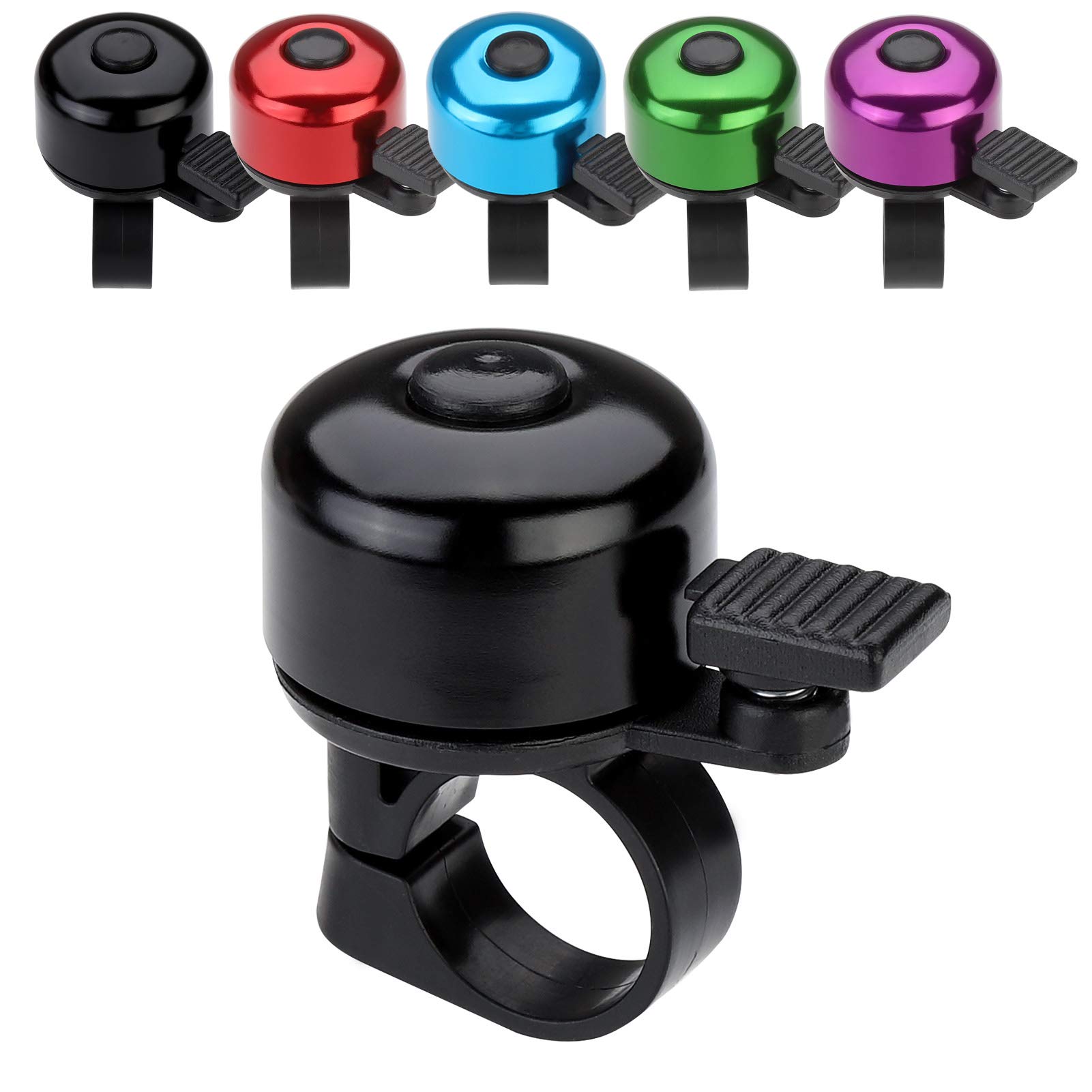 Photo 1 of Paliston Bike Bell Bicycle Bell Crisp Sound for Adults Kids Boys Girls Black