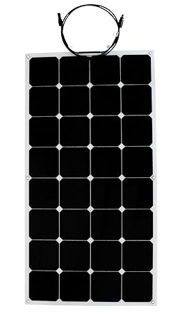 Solar panel flexible 100W Backcontact 12V Semi flex flexibel Monokristallin