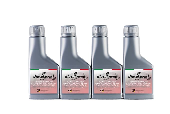500 ML (4 Flaschen von 125 ml) DIESELSPRINT PLUS Additiv Injektor Reiniger Diesel motoren