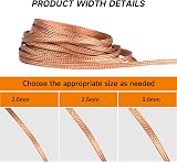 TOWOT Solder Wick S Desoldering Wick Braid 2.5mm 5' No-Clean Flux view 3