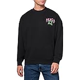 HUGO mens Back Surfboard Logo Sweatshirt