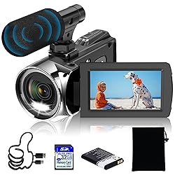 Weochi Video Camera Camcorder Ultra HD 2.7K 42MP