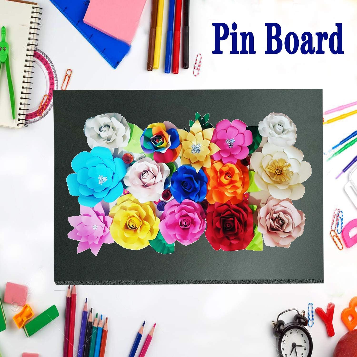 15Pack Foam Core Board, 11”x15” Black Foam Board, 3/16” / 5MM Thick Mat Board Center, Foam Backing Boards for Mounting Photographs and Artwork, 3-D Modeling, Signage, Poster Making : Office Products