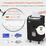 VidaTeco Maxshred OS-1605MF N Micro Cut Shredder 18 Sheets Auto Overheat view 3