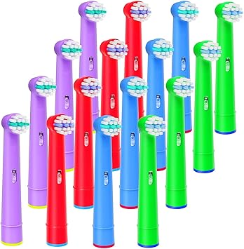 Amazon Itrunk ブラウン 電動歯ブラシ 替えブラシ 子供 キッズ やわらかめ Eb10 子供用 16本 Itrunk 替えブラシ