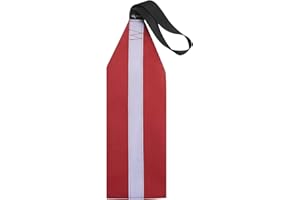 MOOCY Red Safety Flags for Long Load,Tow Flag with Webbing for Kayak,Trailer Flag Kayak Accessories Safety Flag Kayak Warning