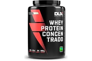 Whey Protein Concentrado Pote (900g), Chocolate Branco, Dux Human Health