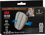 3M A2 6055 Active Filter Cartridges 2 Pieces for Reusable Masks view 4