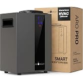 AROMELY ARO PRO HVAC Scent Diffuser &ndash; Nebulizing Waterless Diffuser &ndash; Black | For Home, Office, Large Room &amp; Commercial Use &ndash; Smart Bluetooth App Control, Up to 4,000 SQFT &ndash; Cold Air Diffusion Technology