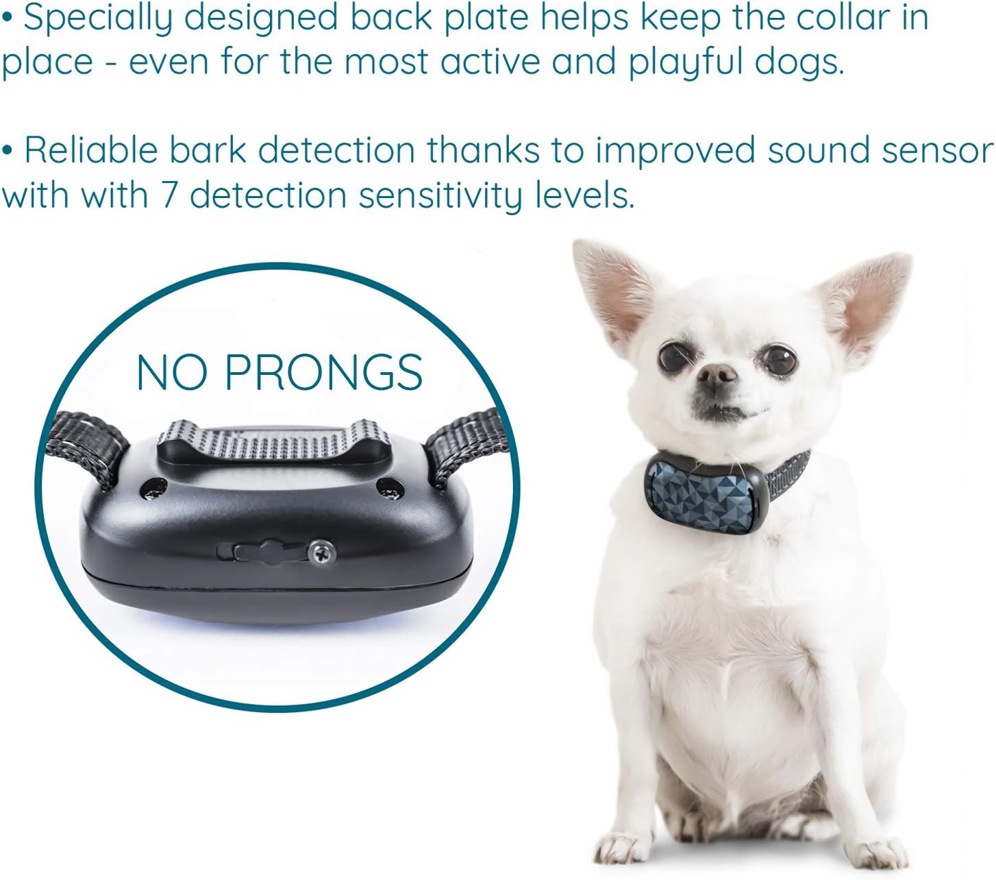 GoodBoy Small Rechargeable Dog Bark Collar for Tiny to Medium Dogs Weatherproof and Vibrating Anti Bark Training Device That is Smallest & Most Safe On  - No Shock No Spiky Prongs! (6+ lbs) : Kitchen & Dining