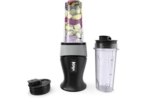 Ninja Fit Compact Personal Blender, Portable Blender for-Smoothies, Shakes, Food Prep, and Frozen Blending, 700-Watt Base, (2