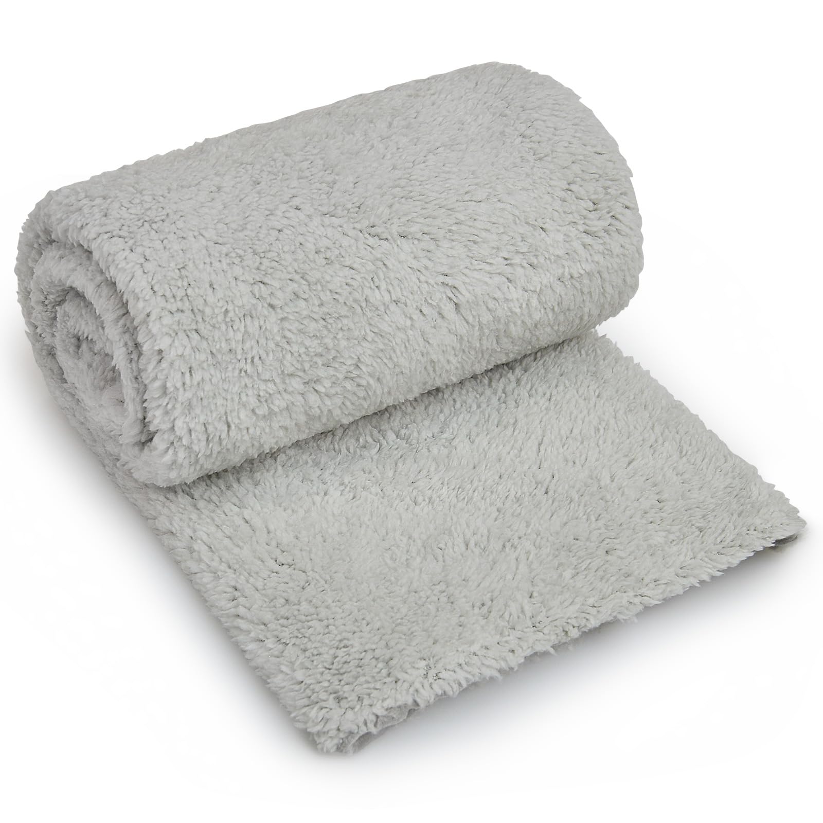 HOTUT Baby Blanket, Warm Baby Throw Blanket, Soft Plush Baby Blankets with Dotted Backing, 70x100cm Kids Baby Blanket Newborn Gifts, for Unisex, Toddlers, Boys Girls, Fits Pram/Moses Basket