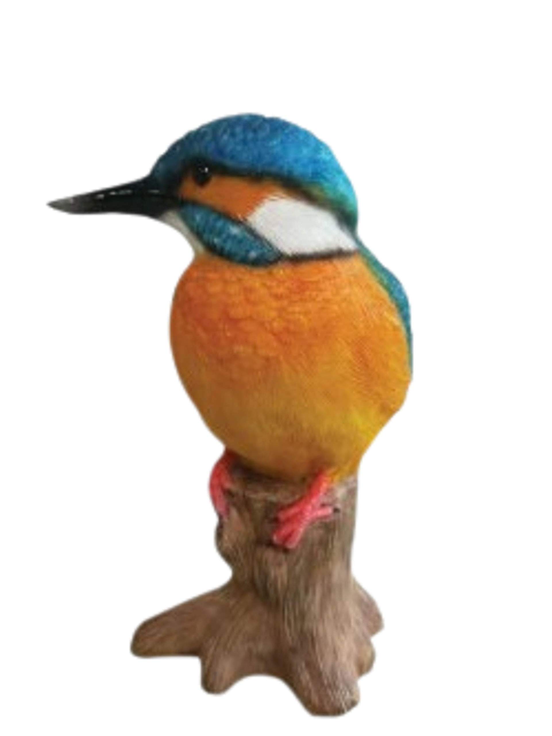 Kingfisher Ornament Garden Home Lifelike Resin Statue Figurine Frostproof 16cm