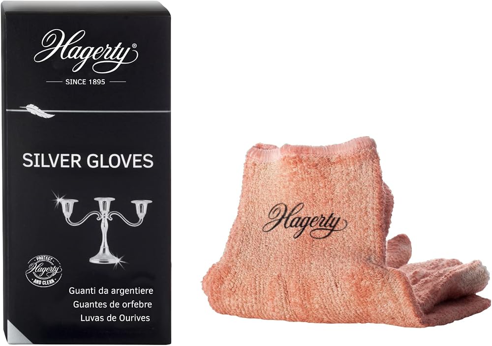 Hagerty Silver Cleaning Gloves with Tarnish Protection - 1 Pair