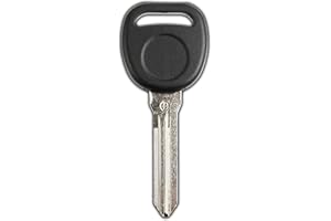 KeylessOption Replacement Uncut Blank Ignition key -Black