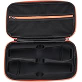 Mgoodoo Wireless Microphone Case Compatible with Wireless 2 Microphone System,Handheld Dual Mic Case with EVA Hard Shell,Portable Mic Storage Bag for Singing or Karaoke