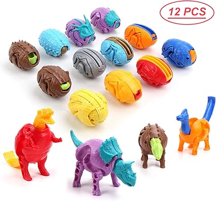 Amazon Com Dinosaur Eggs Toys Valinks Hatching Easter Dino