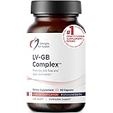 Designs for Health LV-GB Complex - Liver Detox Supplements for Gallbladder Support with Milk Thistle, Artichoke, Vitamins + Ox Bile - Supports Bile Flow + Toxin Elimination (90 Capsules)