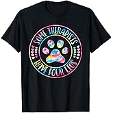 Some Therapists Have Four Legs, Funny Vintage Dog Lover T-Shirt for Men Women