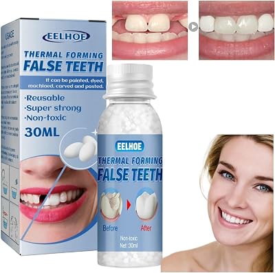 AINxtolm Temporary Tooth Filling Kit - Moldable Denture Repair Beads