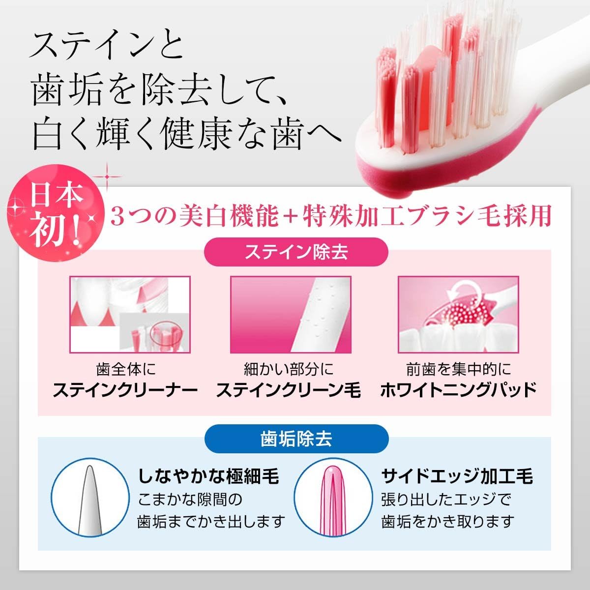 Amazon リーチ ホワイトニング とってもコンパクト ふつう Reach リーチ 大人用ハブラシ 通販