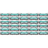 Mens Razor Blade Refills，Compatible with Atra razor handles.30 Count, Delivers a Clean, Close Shave