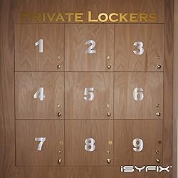 iSYFIX Silver Brushed Vinyl Numbers Stickers – 3