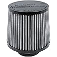 HPS Performance Air Filter 2.75" ID, 6" Element Length, 7.75" Overall Length, Gray, HPS-4275