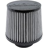 Automotive HPS Performance Air Filter 2.75" ID, 6" Element Length, 7.75" Overall Length, Gray, HPS-4275
