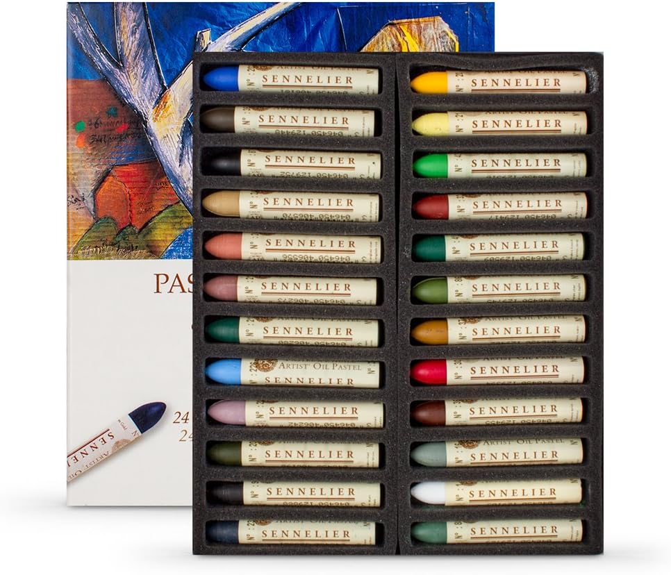 Sennelier Artists Oil Pastels Set of 24 x Landscape Colours Amazon