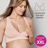 Medela Keep Cool Sleep Seamless Maternity Nursing Bra Black view 4