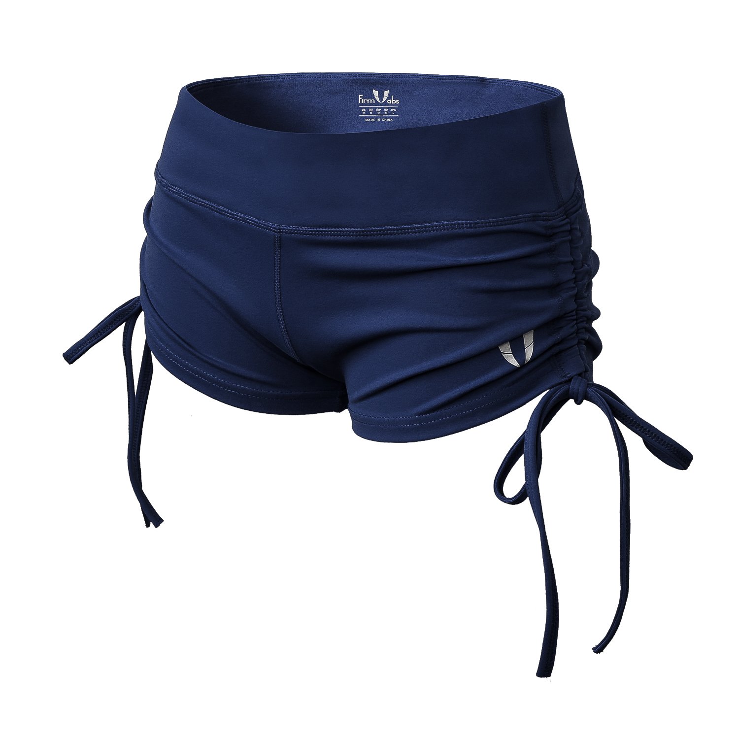 FIRM ABS Womens Summer Sexy High Waist Sport Gym Yoga Short Panties Dark Blue M