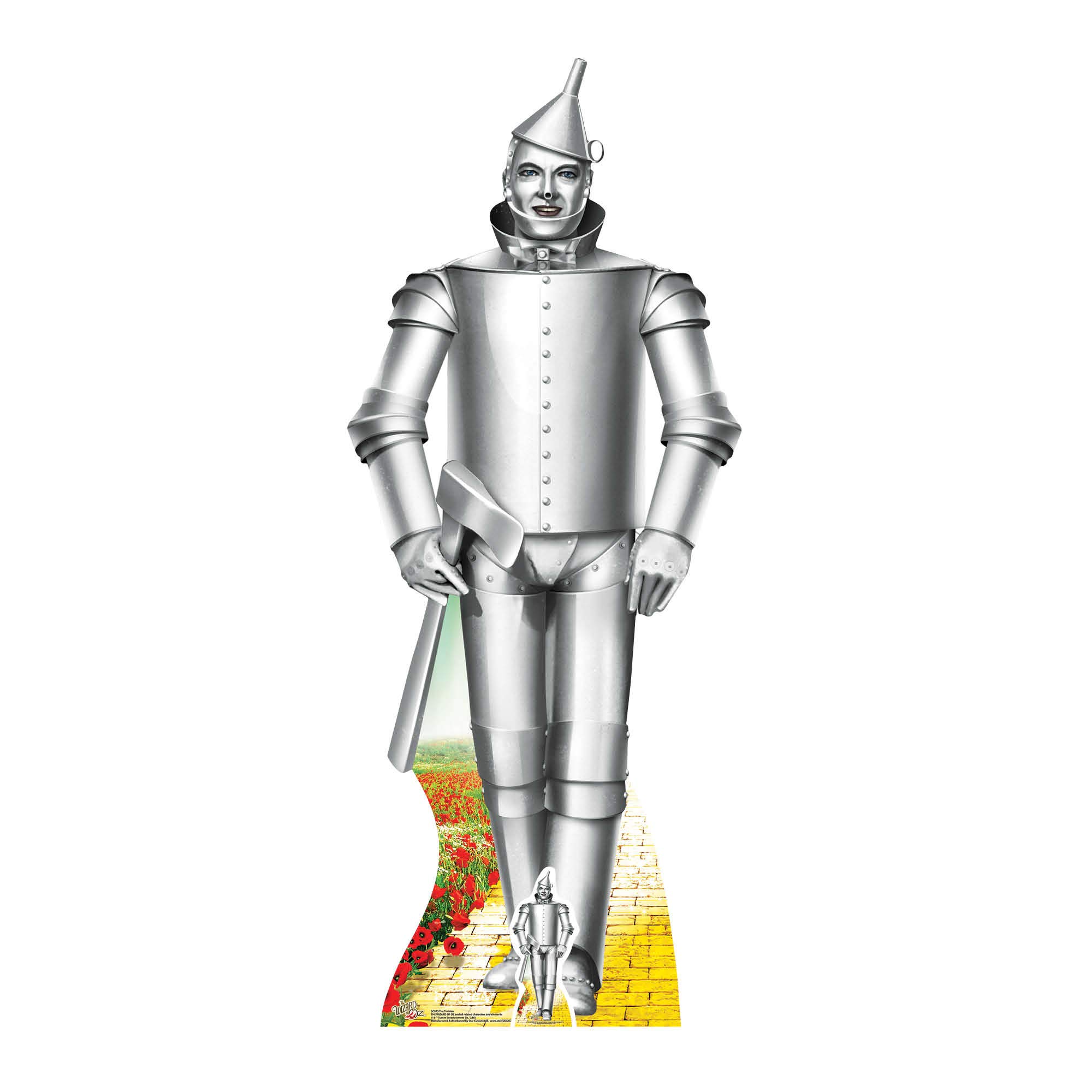 Star Cutouts SC975 Tin Man (Jack Haley) Wizard of Oz Lifesize Cardboard Cutout 171cm – Iconic Film Display for Fans, Collectors & Decorations
