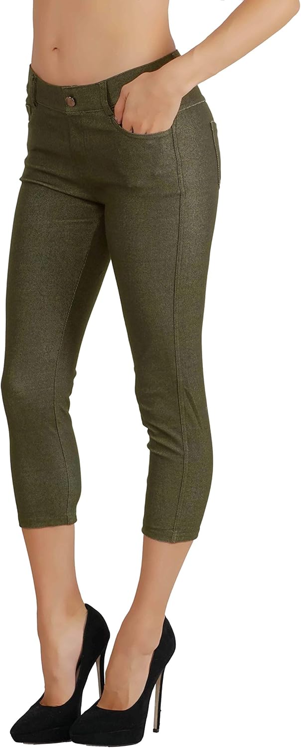 slimming stretch jeggings