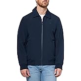 DOCKERS Men's Laydown Collar Golf Bomber