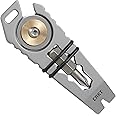 CRKT Pry Cutter Keychain Tool: Durable and Lightweight Multi-Tool for Everyday Carry, Stainless Steel, 9913