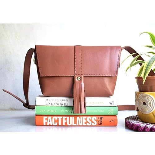 pure leather sling bag