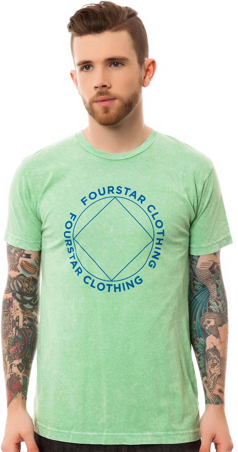 Fourstar Clothing Men's 4 Points Mineral Wash Tee