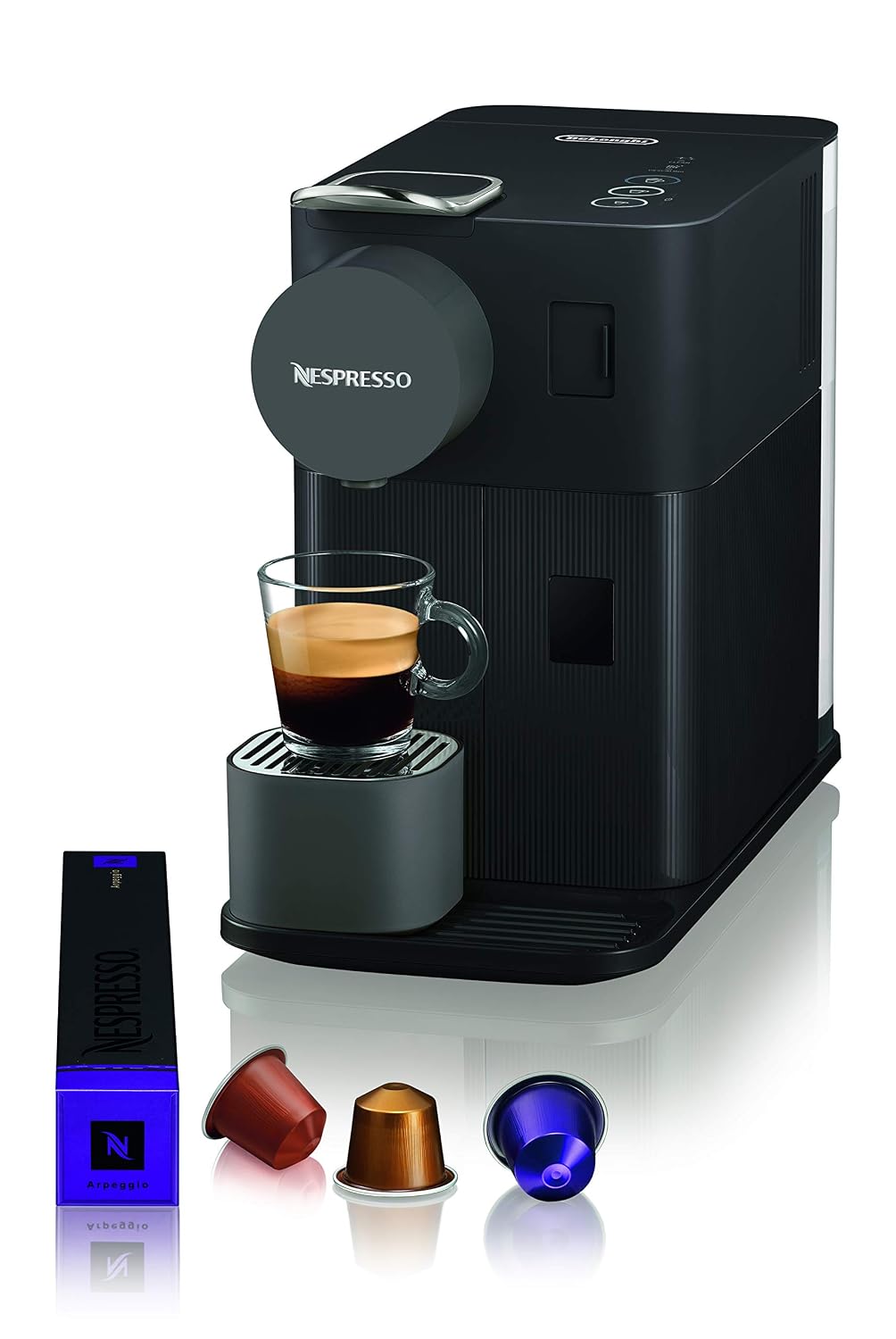 color moccha marrón apagado automático Cafetera monodosis de cápsulas  Nespresso con depósito de leche compacto Nespresso EN500BW DeLonghi  Lattissima One 19 bares Hogar y cocina Cafeteras futakuchi-hakata.com